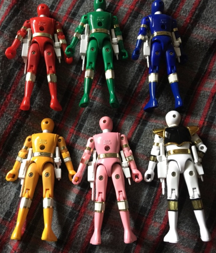 Bandai Power Rangers Gosei Sentai Dairanger Chogokin 6 Fighter Action Figure Used