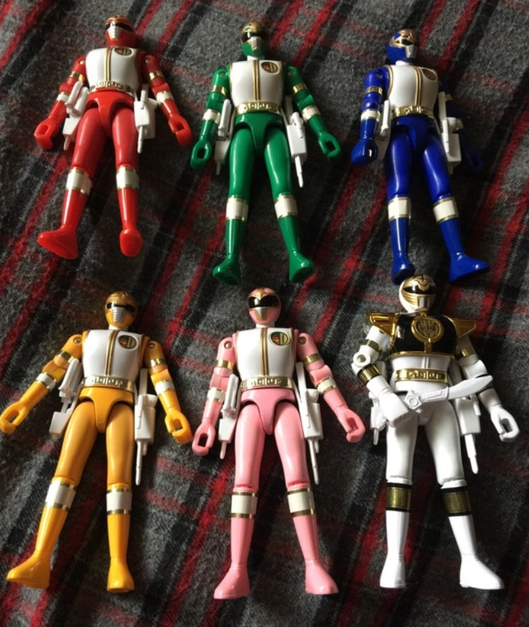 Bandai Power Rangers Gosei Sentai Dairanger Chogokin 6 Fighter Action Figure Used