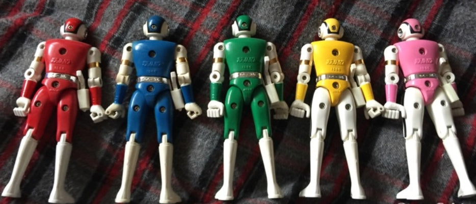Bandai Power Rangers Choushinsei Sentai Flashman Chogokin 5 Fighter Action Figure Used
