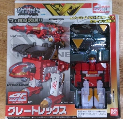 Bandai Machine Robo Mugenbine Mugen Gattai Great Rex Action Figure