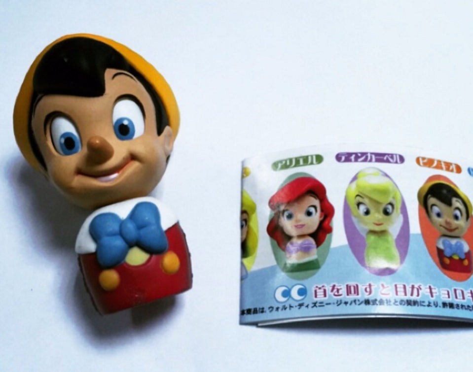 Yujin Eye Roll Gashapon Pinocchio Ver Figure Used