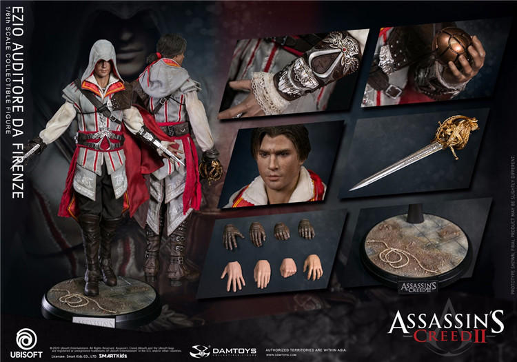 DamToys 1/6 12" DMS012 Assassin's Creed II Ezio Auditore Da Firenze Action Figure