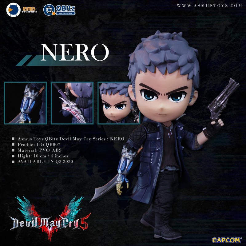 Asmus Toys QBitz Devil May Cry 5 Nero 4" Figure