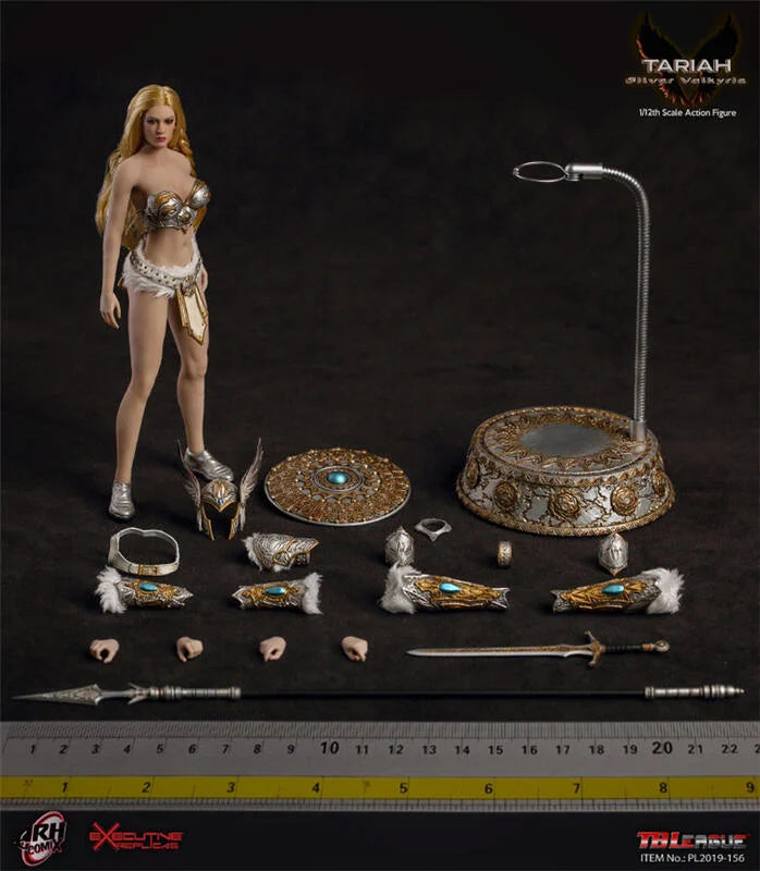 TBLeague 1/6 12" PL2019-156 Phicen Tariah Silver Valkyrie Action Figure