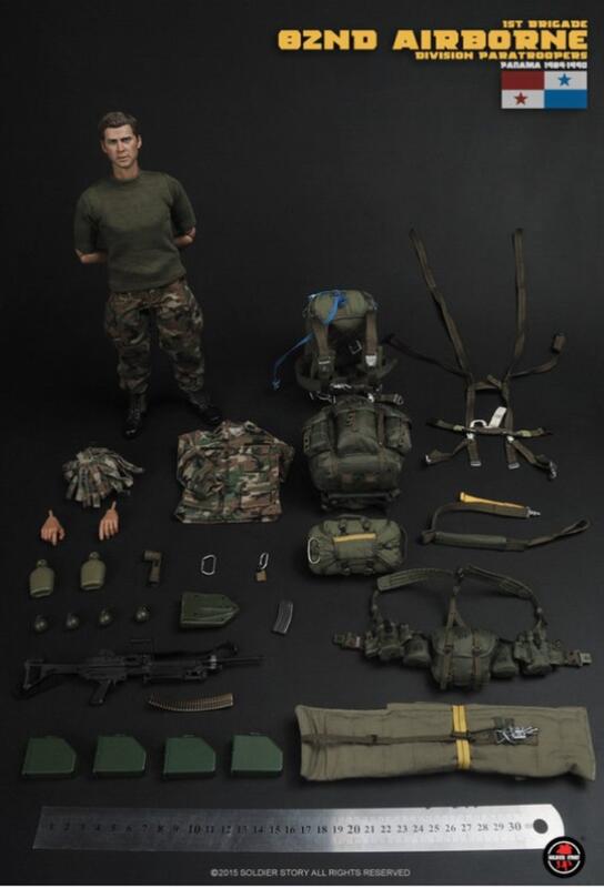 Soldier Story 1/6 12" SS089 1st Brigade 82nd Airborne Division Paratroopers Panama 1989-90 Action Figure