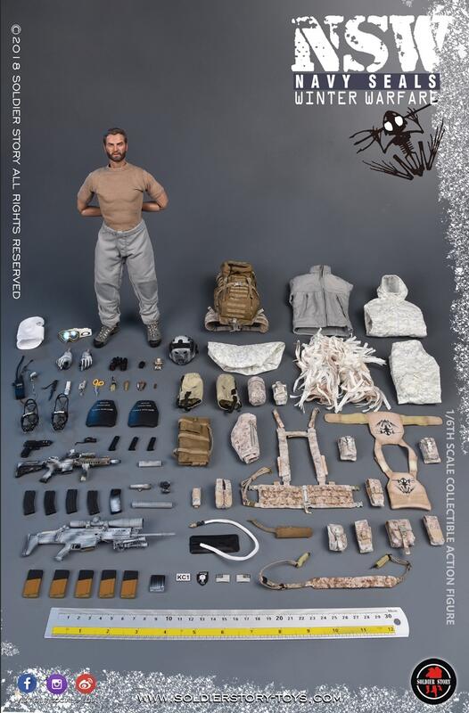Soldier Story 1/6 12" SS109 NSW Navy Seals Winter Warfare Action Figure