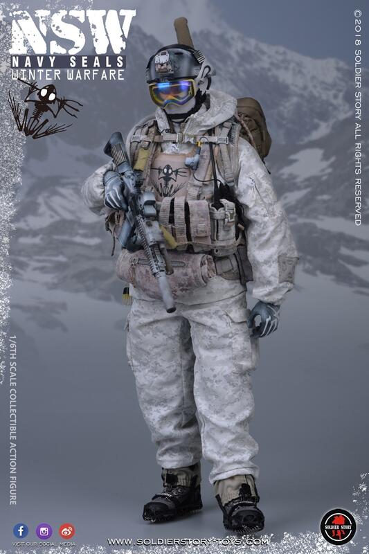 Soldier Story 1/6 12" SS109 NSW Navy Seals Winter Warfare Action Figure