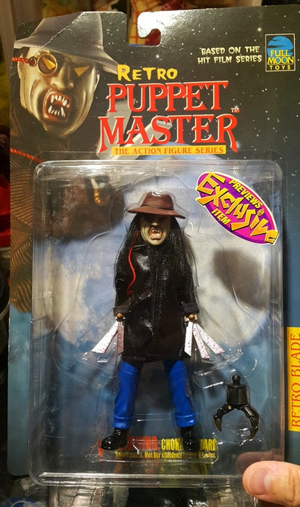 Full Moon Toys Puppet Master Retro Blade Black Ver 6" Action Figure