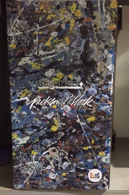 Medicom Toy Be@rbrick 400% Jackson Pollock Studio Ver 11" Vinyl Figure