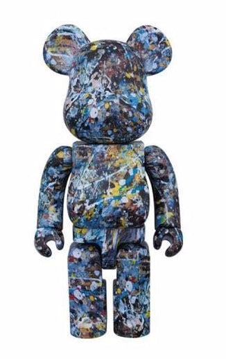 Medicom Toy Be@rbrick 400% Jackson Pollock Studio Ver 11" Vinyl Figure