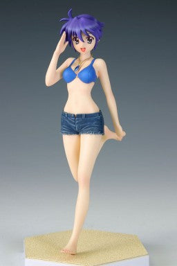 Wave 1/10 Beach Queens Magical Girl Lyrical Nanoha Strikers Subaru Nakajima Swimsuit Bikini Pvc Figure