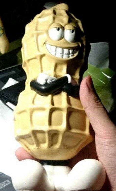 Shelterbank 2009 Peanut Justin Khaki Ver 8" Vinyl Figure Used - Lavits Figure