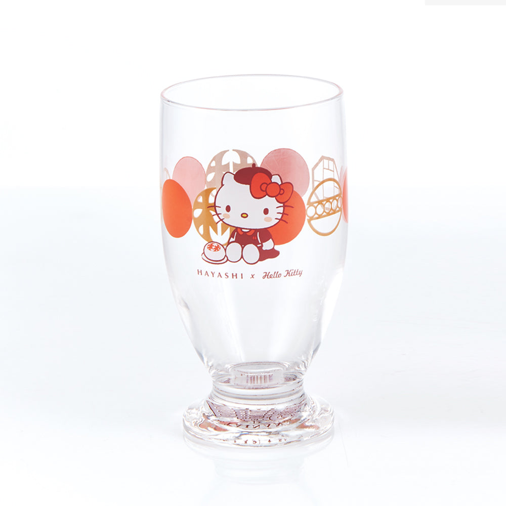 Sanrio Hello Kitty Taiwan Hayashi Limited 355ml Cheers Glass Cup Type B