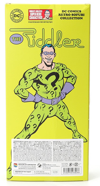 Medicom Toy DC Comics Retro Sofubi Collection The Riddler 10" Vinyl Figure