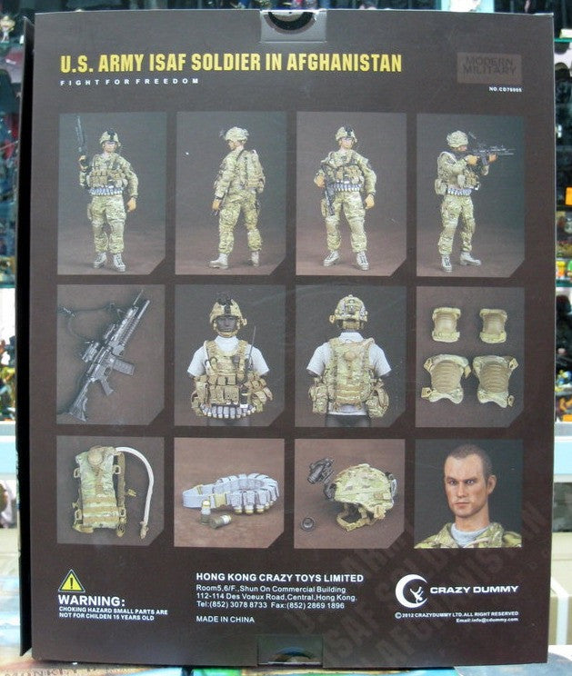 Crazy Dummy 1/6 12" 78005 Fight For Freedom U.S. Army ISAF Soldier In Afghanistan Action Figure - Lavits Figure
- 3
