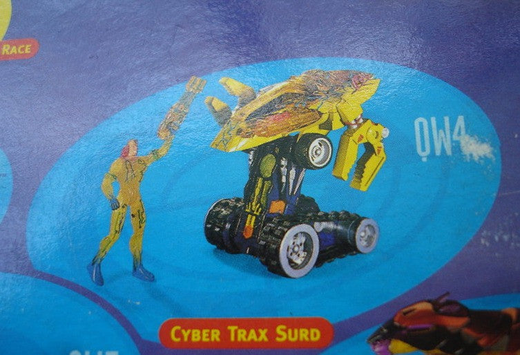 1996 Jonny Quest QW4 Cyber Trax Surd Action Figure - Lavits Figure
- 1