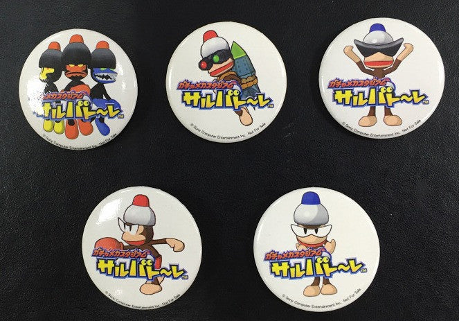 Play Station 3 PS3 Ape Escape On The Move Limited 5 1.5" Patch Set - Lavits Figure