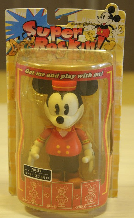 Sega Disney Characters Super Rockin No 37 Mickey Mouse Bobble Head Figure - Lavits Figure