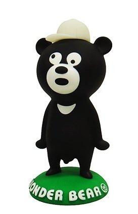 The Wonderful! Design Works Wonder Bear Black ver 6" Vinyl Figure