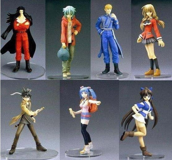 Square Enix 2005 Gangan Trading Arts 7 Color Figure Set Square Enix 2005 Gangan Trading Arts 7 Color Figure Set