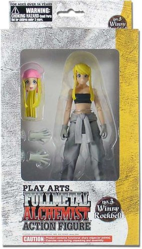 Square Enix Fullmetal Alchemist Play Arts Winry Rockbell Action Figure - Lavits Figure
