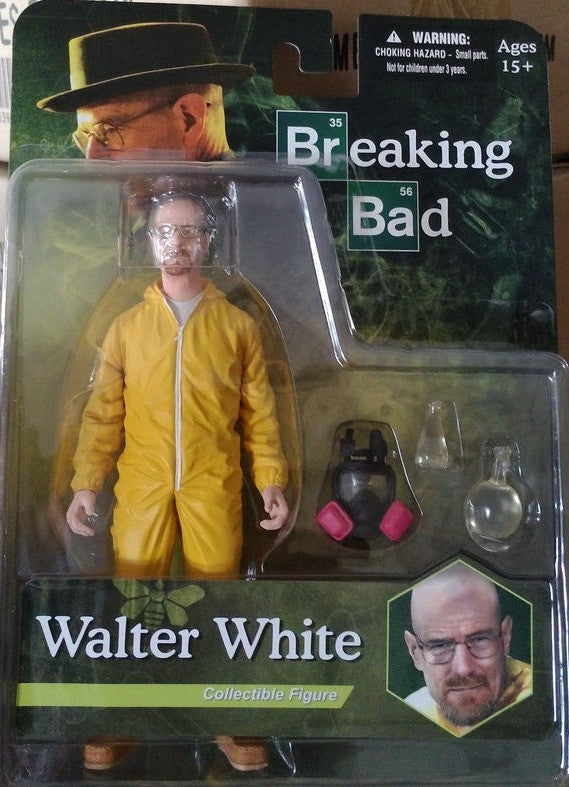 Mezco Toys Breaking Bad PX Previews Exclusive Walter White Heisenberg Yellow Suit Ver 6" Collectible Figure - Lavits Figure
