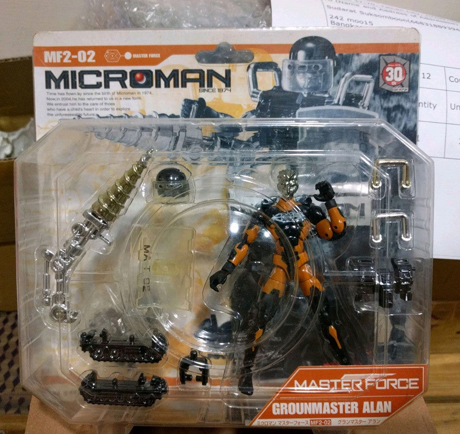 Takara Microman Micro Action Series Master Force MF2-02 Groundmaster Alan Action Figure - Lavits Figure