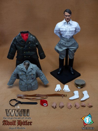 Tit Toys 1/6 12" TT003 WWII German Adolf Hitler Aged Middle Ver Action Figure - Lavits Figure
- 2