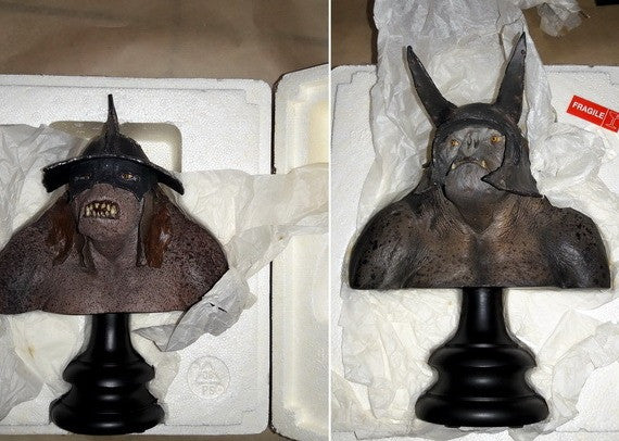 Sideshow & Weta The Lord Of The Rings Catapult Troll 4 Bust Statue Trading Collection Figure Set - Lavits Figure
- 3