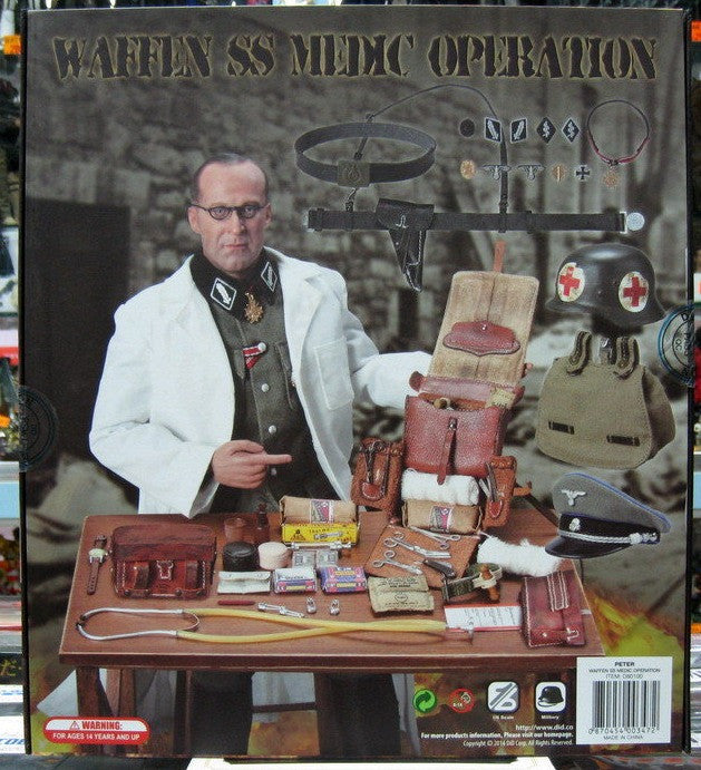 DID 1/6 12" WWII Waffen SS Medic Operation Peter Action Figure - Lavits Figure
- 2