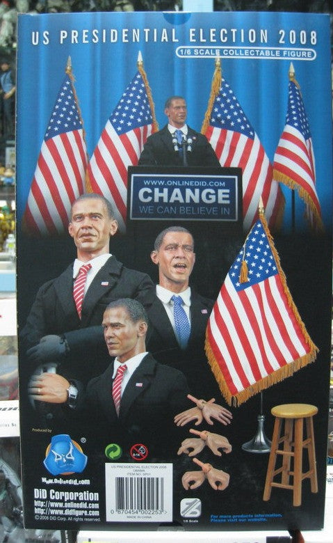 DID 1/6 12" US Presidential Election 2008 Obama Action Figure - Lavits Figure
 - 2
