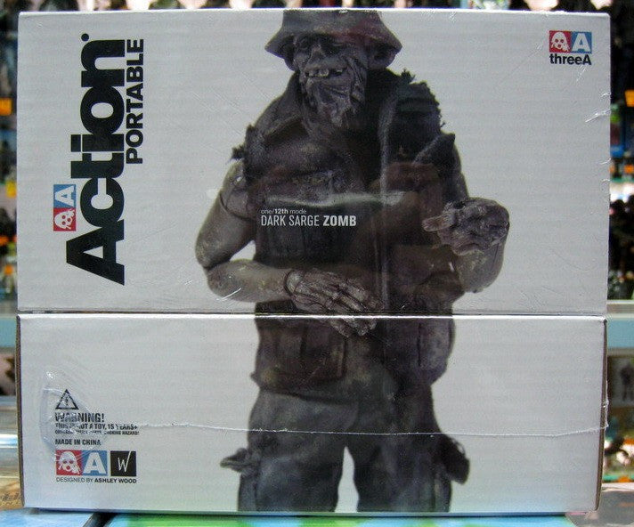 ThreeA 3A Toys 2012 Ashley Wood Adventure Kartel Dark Sarge Zomb 6" Vinyl Figure - Lavits Figure
- 1