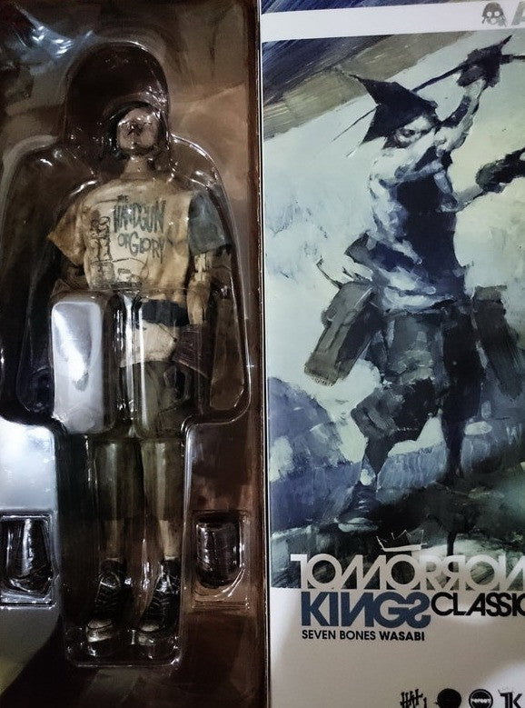 ThreeA 3A Toys 2011 Ashley Wood Tomorrow King Classics Seven Bone Wasabi 12" Vinyl Figure