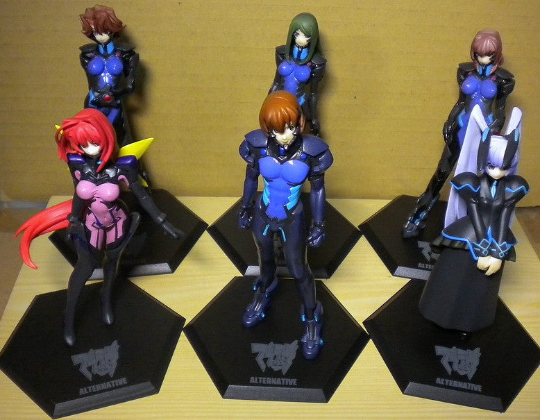 Volks Muv-Luv M.O.E. Age Burning Alternative Ultimate Characters Part 04 6 Figure Set Used - Lavits Figure
- 1