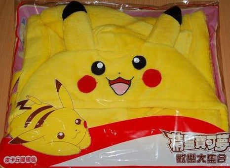 Pokemon Pocket Monsters Family Mart Limited Pickchu Cloak Hoodie Blanket - Lavits Figure
- 2