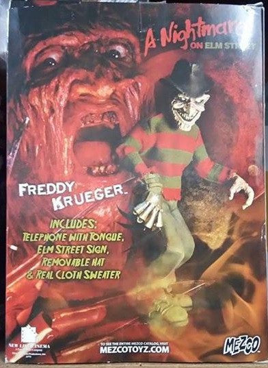 Mezco Toys Cinema Of Fear A Nightmare On Elm Street Freddy Krueger Action Figure Used - Lavits Figure
- 2