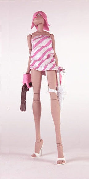 ThreeA 3AA Toys 2011 1/6 12" Ashley Wood Tomorrow Queen Lolli Pink Ver Vinyl Action Figure - Lavits Figure
