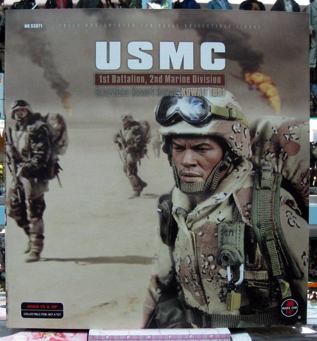 Soldier Story 1/6 12" U.S.M.C 1st Battalion 2nd Marine Division Operation Desert Saber Kuwait 1991 Action Figure - Lavits Figure
 - 1