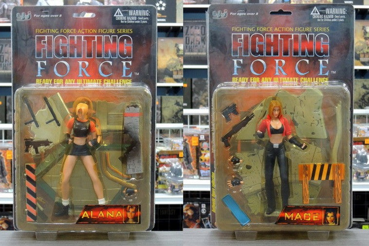 BBi Fighting Force Hawk Smasher Alana Mage 4 Action Figure Set - Lavits Figure
- 2