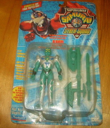 Playmates Denkou Choujin Gridman Superhuman Samurai Syber Squad SSSS Green Fighter Action Figure