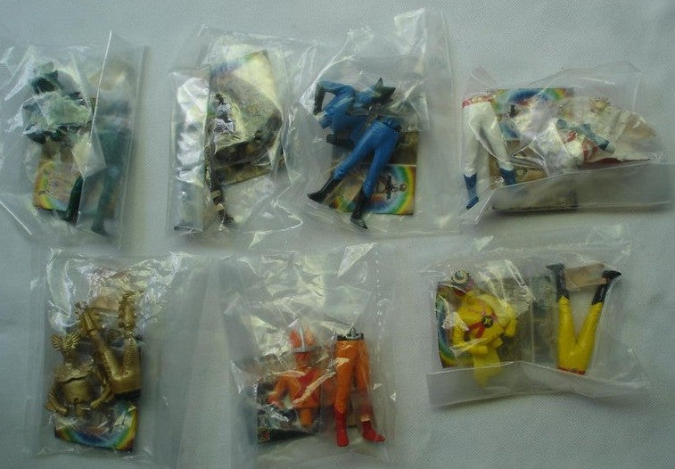 Bandai 1999 Warrior Of Love Rainbowman Gashapon 7 Trading Figure Set - Lavits Figure
- 2
