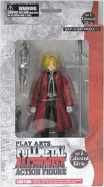 Square Enix Fullmetal Alchemist Play Arts Edward Elric Action Figure - Lavits Figure