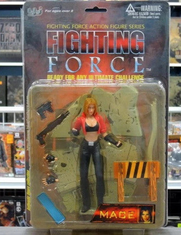 BBi Fighting Force Hawk Smasher Alana Mage 4 Action Figure Set