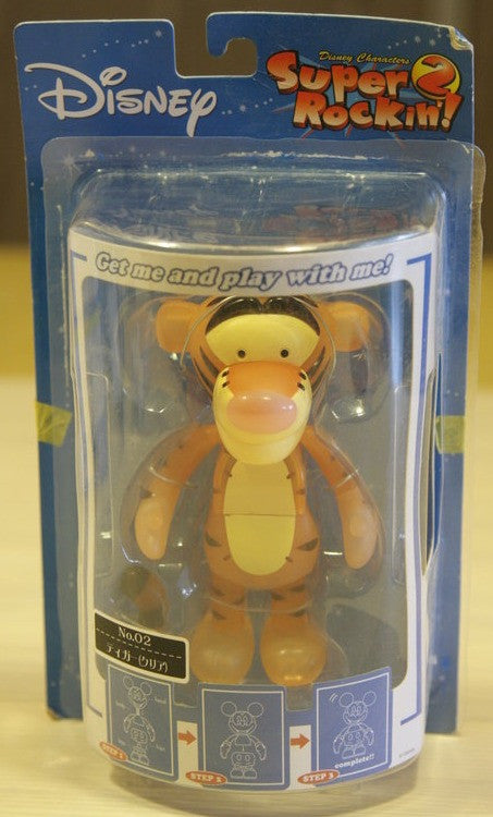 Sega Disney Characters Super Rockin 2 No 02 Winnie The Pooh Tigger Bobble Head Figure - Lavits Figure