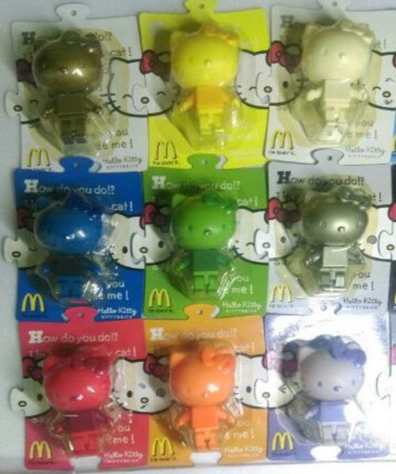 Mcdonalds 2006 Hello Kitty Kittybrick 18 Trading Figure Set w/ Bag - Lavits Figure
- 4