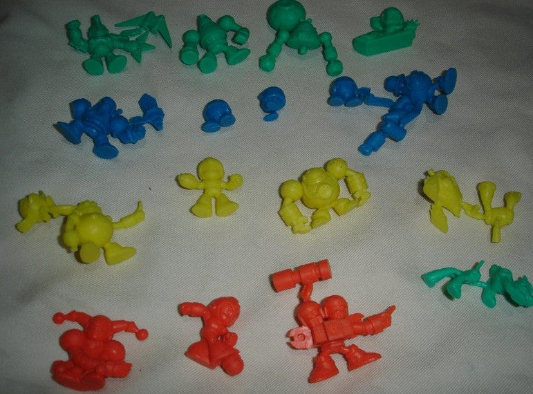 Bandai 1996 Megaman Rockman Gashapon 16 Mini Figure Set - Lavits Figure