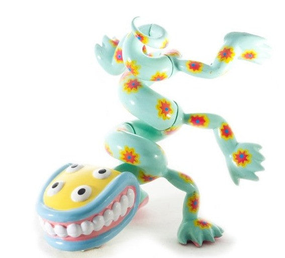 Sony Creative Products 2006 Jim Woodring Crazy Newt Type C 3" Vinyl Figure Used - Lavits Figure