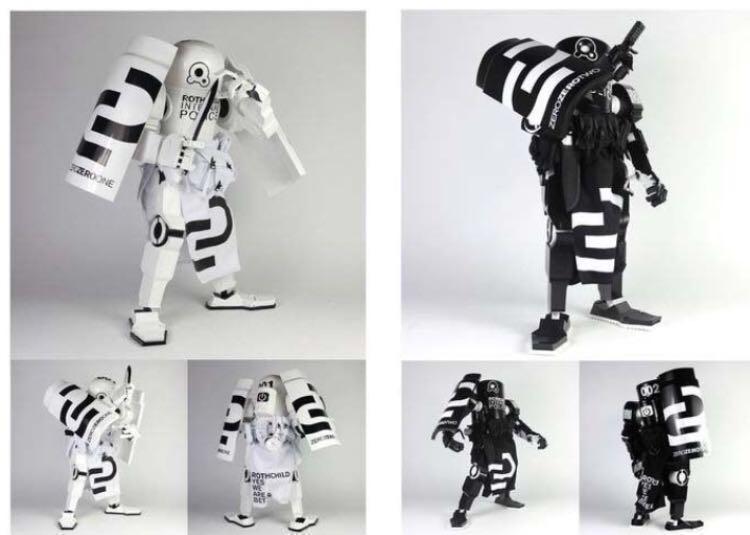 ThreeA 3A Toys 1/12 Ashley Wood WWRp Caesar Internal Investigation ver Vinyl Figure Set