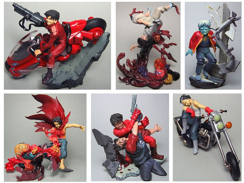 Kaiyodo x Movic Gashapon Akira 3 6 Figure Set Type A Used - Lavits Figure
- 1