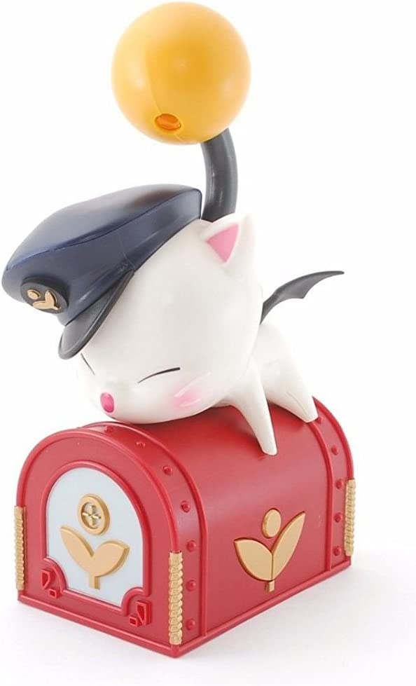 Taito Square Enix Final Fantasy XIV Online A Realm Moogle Letter Box Projection Clock 6" Trading Figure
